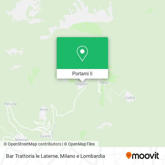 Mappa Bar Trattoria le Laterne