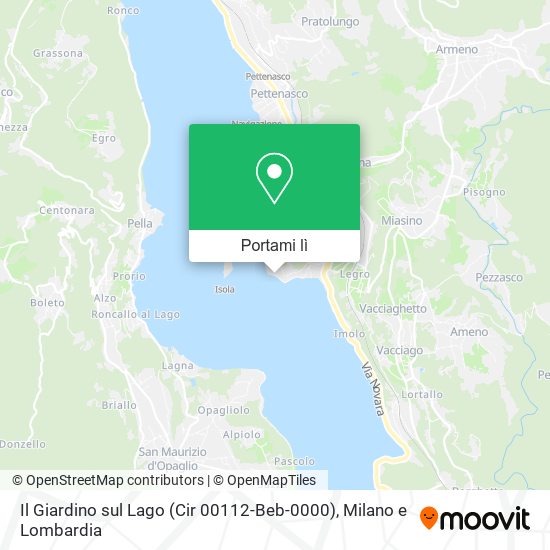 Mappa Il Giardino sul Lago (Cir 00112-Beb-0000)