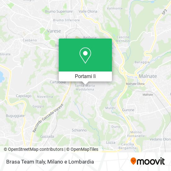 Mappa Brasa Team Italy