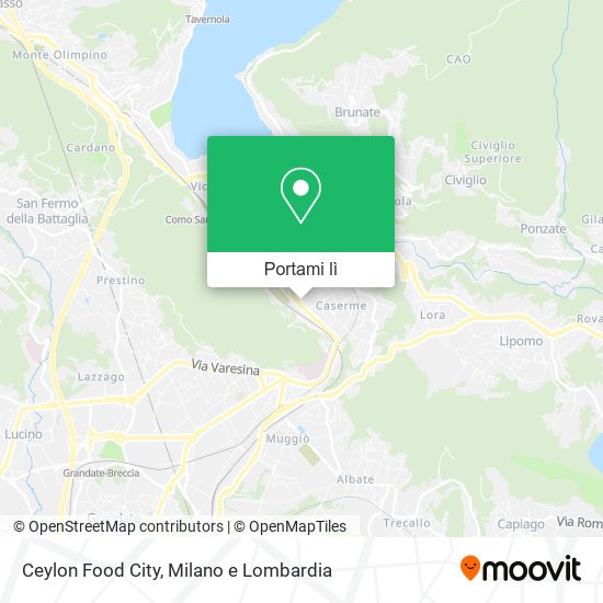 Mappa Ceylon Food City
