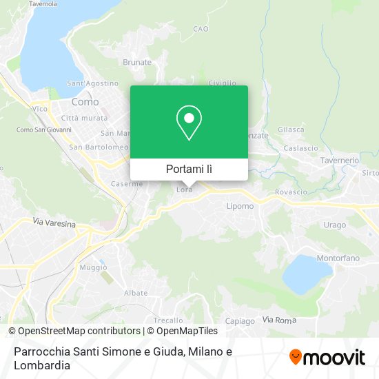 Mappa Parrocchia Santi Simone e Giuda