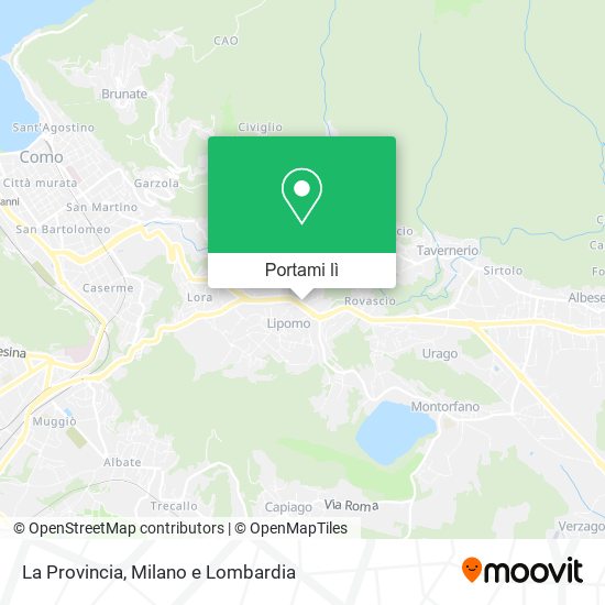 Mappa La Provincia