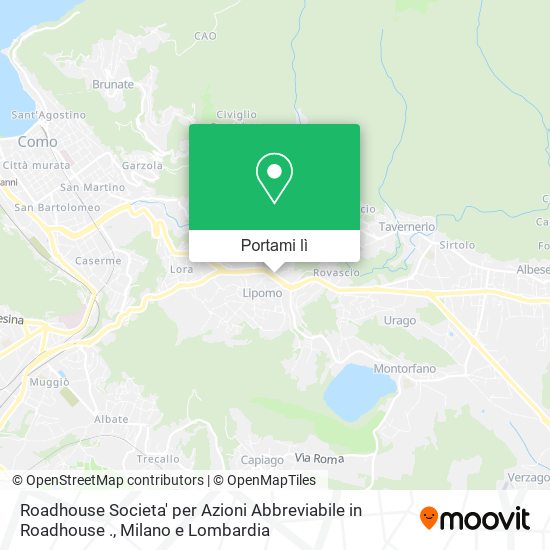 Mappa Roadhouse Societa' per Azioni Abbreviabile in Roadhouse .