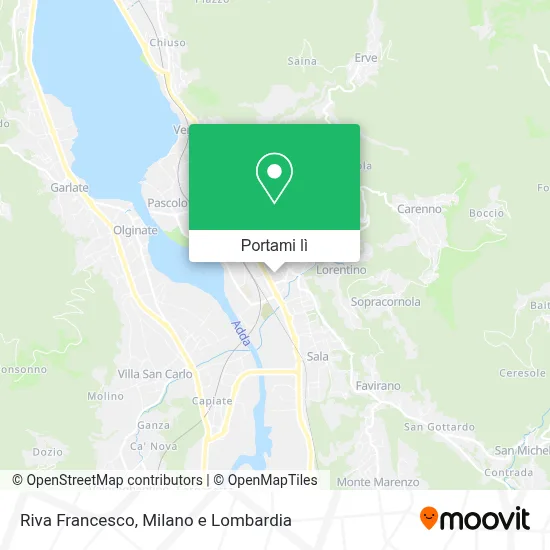 Mappa Riva Francesco