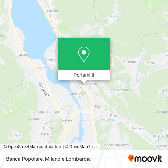 Mappa Banca Popolare