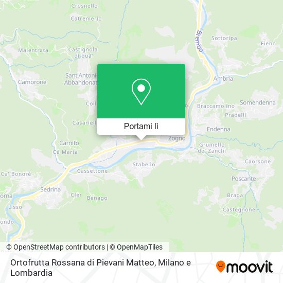 Mappa Ortofrutta Rossana di Pievani Matteo