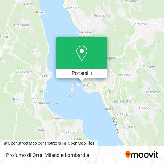 Mappa Profumo di Orta