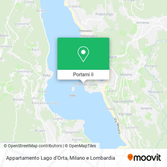 Mappa Appartamento Lago d'Orta
