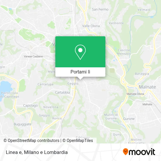 Mappa Linea e