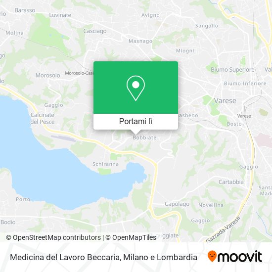 Mappa Medicina del Lavoro Beccaria