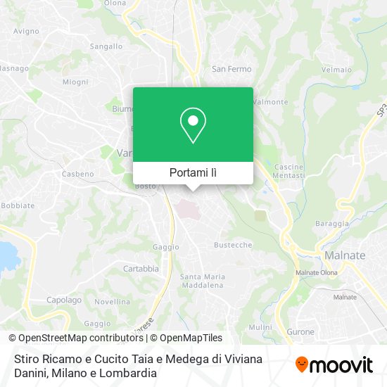 Mappa Stiro Ricamo e Cucito Taia e Medega di Viviana Danini