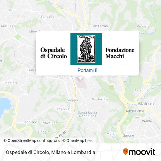 Mappa Ospedale di Circolo
