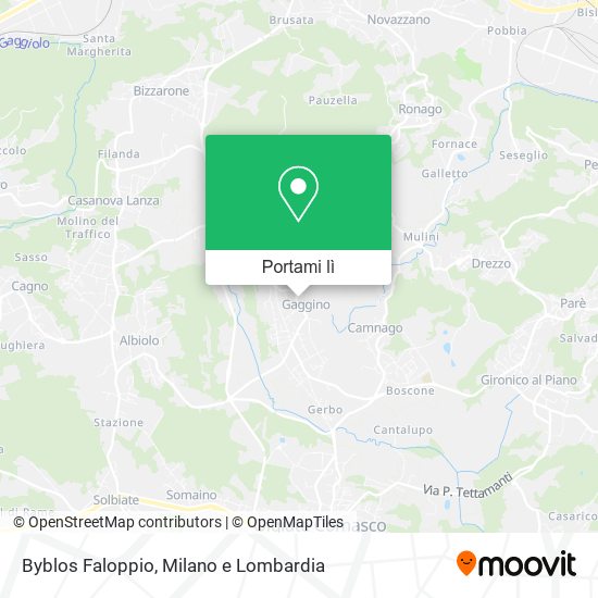 Mappa Byblos Faloppio