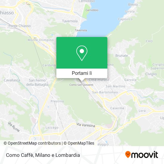 Mappa Como Caffè