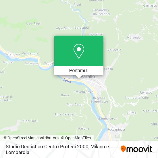 Mappa Studio Dentistico Centro Protesi 2000