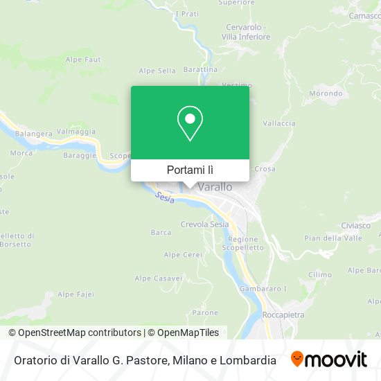 Mappa Oratorio di Varallo G. Pastore