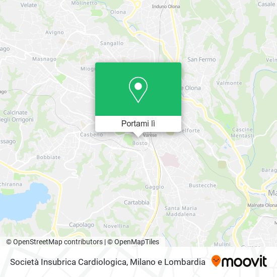 Mappa Società Insubrica Cardiologica