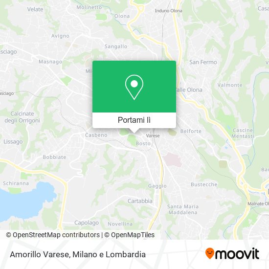 Mappa Amorillo Varese