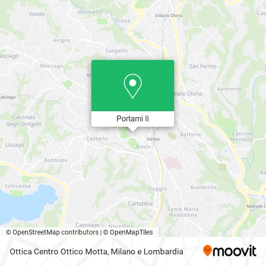 Mappa Ottica Centro Ottico Motta