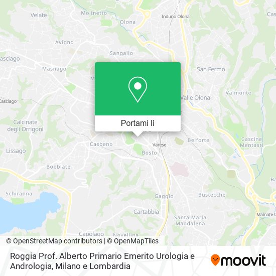 Mappa Roggia Prof. Alberto Primario Emerito Urologia e Andrologia