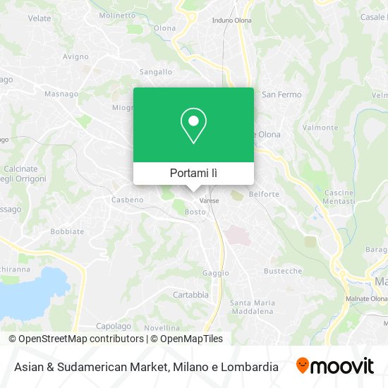 Mappa Asian & Sudamerican Market