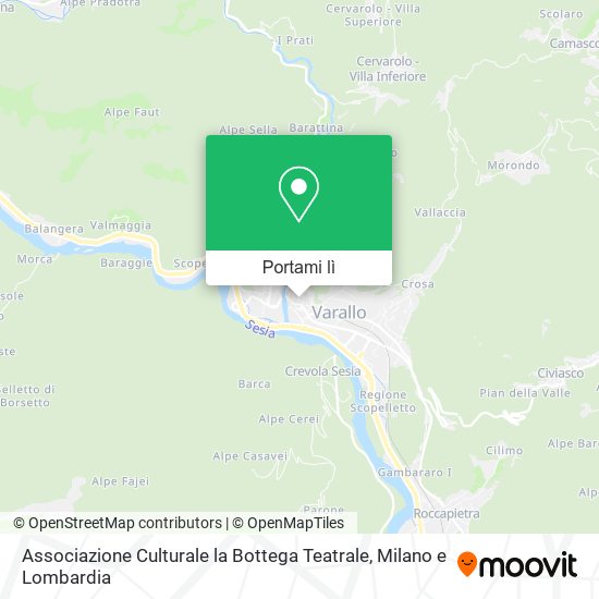 Mappa Associazione Culturale la Bottega Teatrale