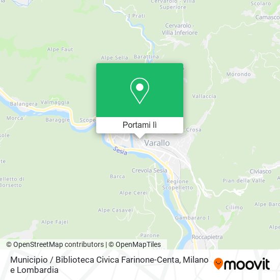 Mappa Municipio / Biblioteca Civica Farinone-Centa