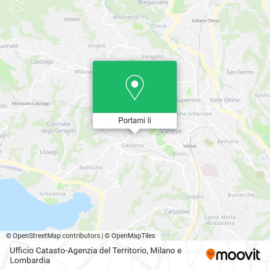Mappa Ufficio Catasto-Agenzia del Territorio