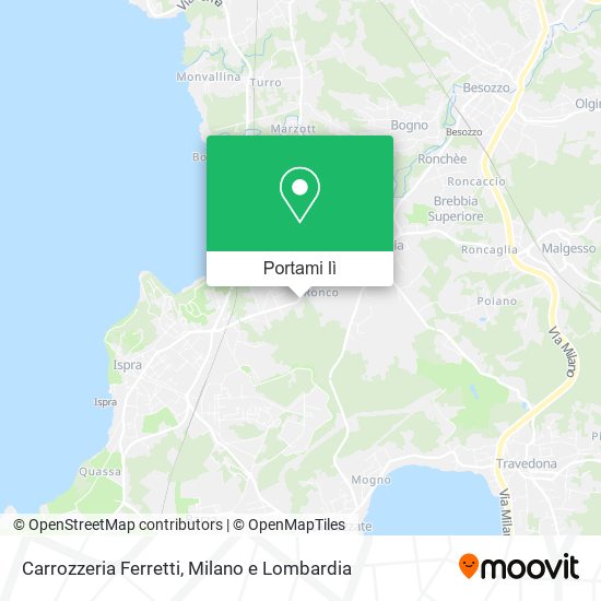 Mappa Carrozzeria Ferretti