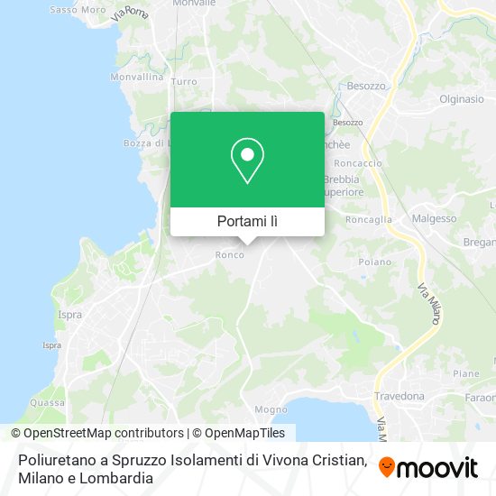 Mappa Poliuretano a Spruzzo Isolamenti di Vivona Cristian