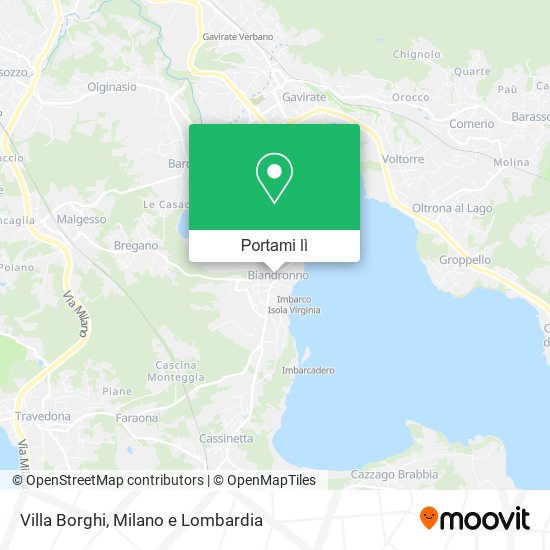 Mappa Villa Borghi