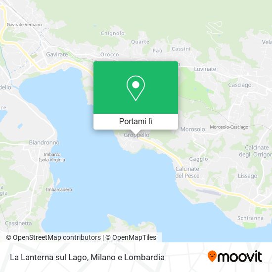 Mappa La Lanterna sul Lago