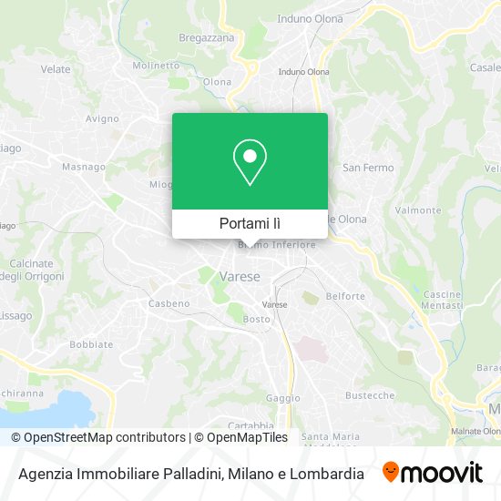 Mappa Agenzia Immobiliare Palladini