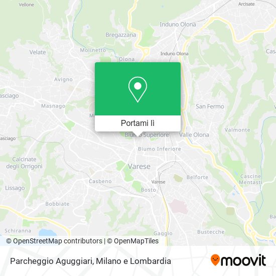 Mappa Parcheggio Aguggiari