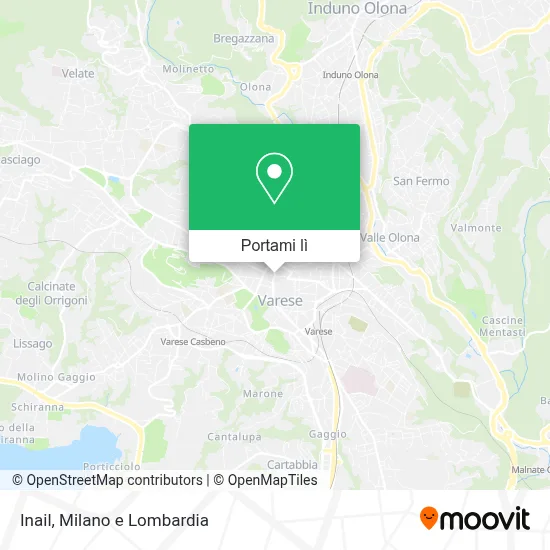 Mappa Inail