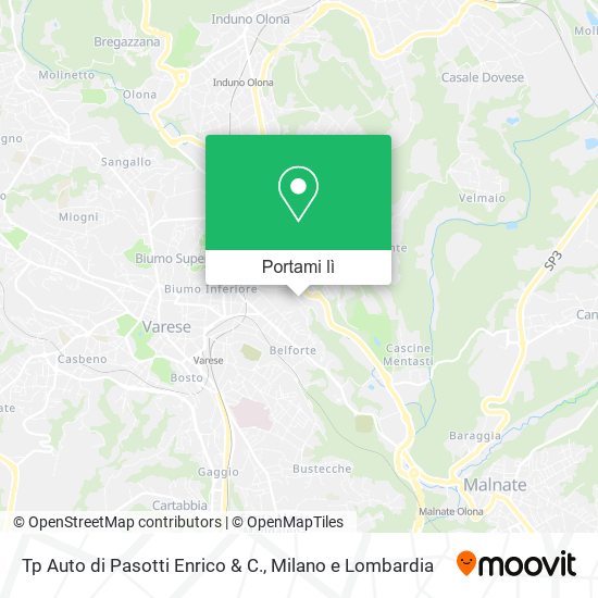 Mappa Tp Auto di Pasotti Enrico & C.