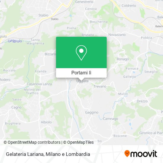 Mappa Gelateria Lariana