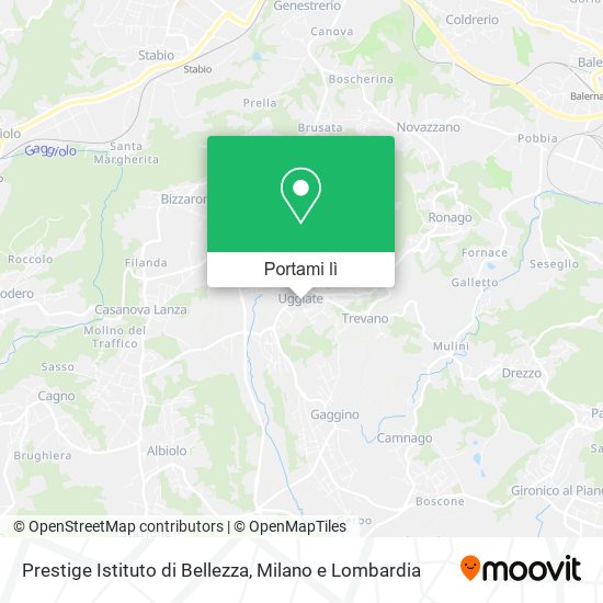 Mappa Prestige Istituto di Bellezza