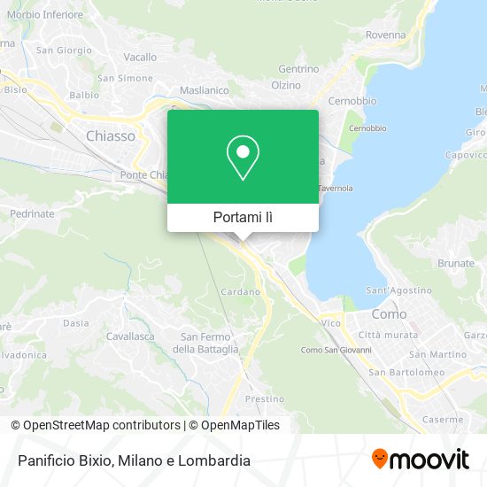 Mappa Panificio Bixio