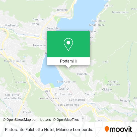 Mappa Ristorante Falchetto Hotel