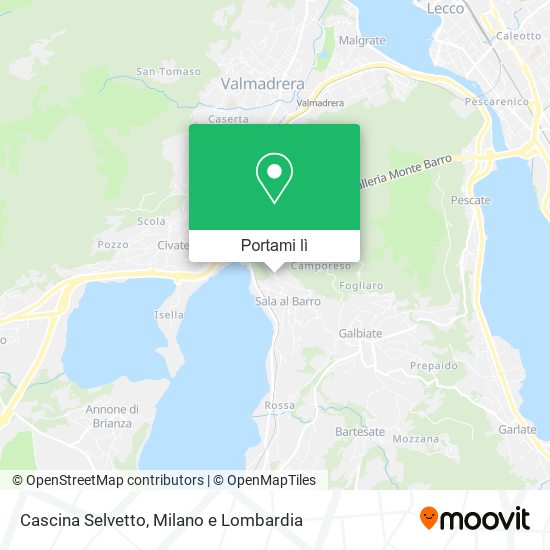 Mappa Cascina Selvetto