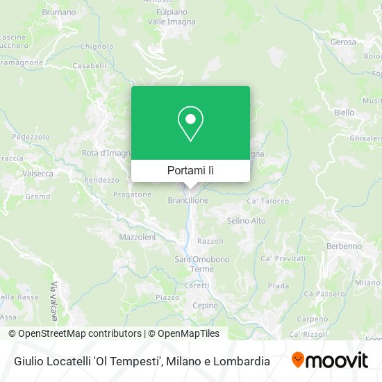 Mappa Giulio Locatelli 'Ol Tempesti'