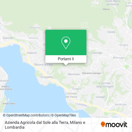 Mappa Azienda Agricola dal Sole alla Terra