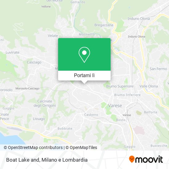 Mappa Boat Lake and