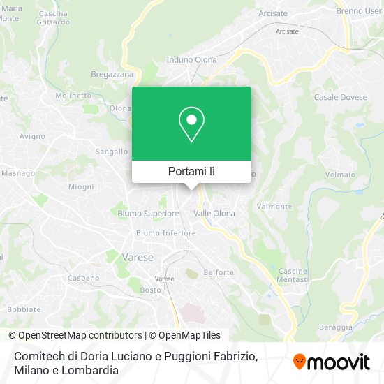 Mappa Comitech di Doria Luciano e Puggioni Fabrizio