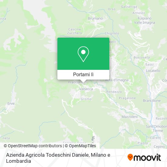 Mappa Azienda Agricola Todeschini Daniele