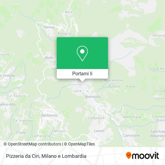 Mappa Pizzeria da Ciri