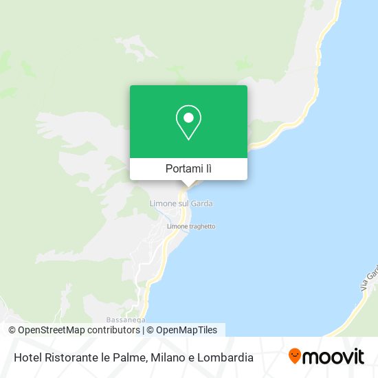Mappa Hotel Ristorante le Palme