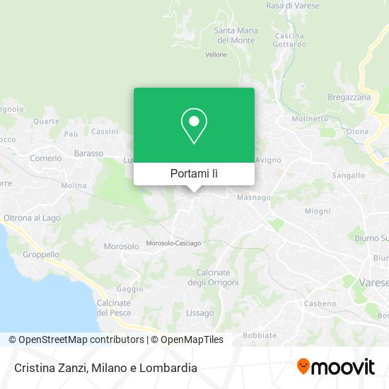 Mappa Cristina Zanzi