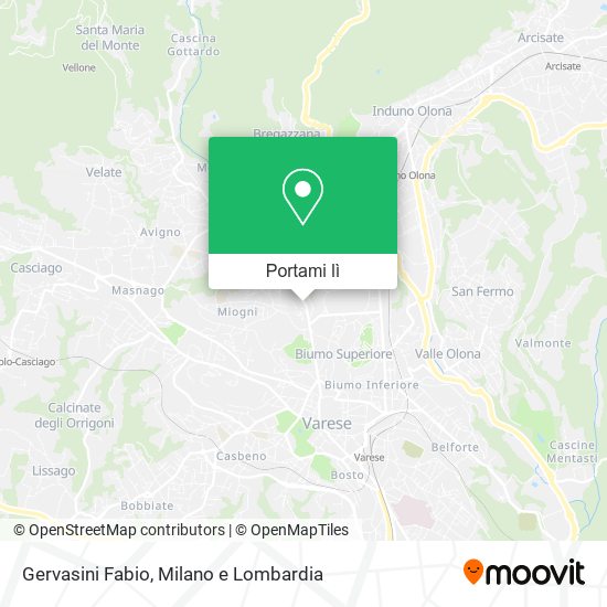 Mappa Gervasini Fabio